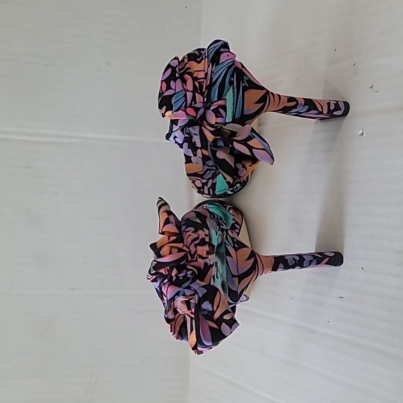 Nine West Kelsie Ankle Wrap Heeled Sandals SZ 12 - Picture 10 of 13